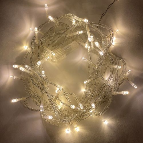  Гирлянда светодиодная "Нить" 5м 48LED 24В IP44 тепл. свет ( без трансформатора Б0041911) ЭРА Б0041904 фото в каталоге от BTSprom.by