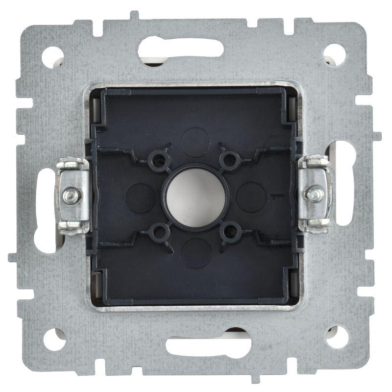  Заглушка BRITE МЗ10-БрАБ с суппортом механизм арктич. бел. IEK BR-PL10-K91 фото в каталоге от BTSprom.by