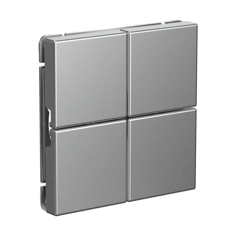  Выключатель сценарный 4-кл. ArtGallery (сх. 1) алюм. SE GAL000374 фото в каталоге от BTSprom.by