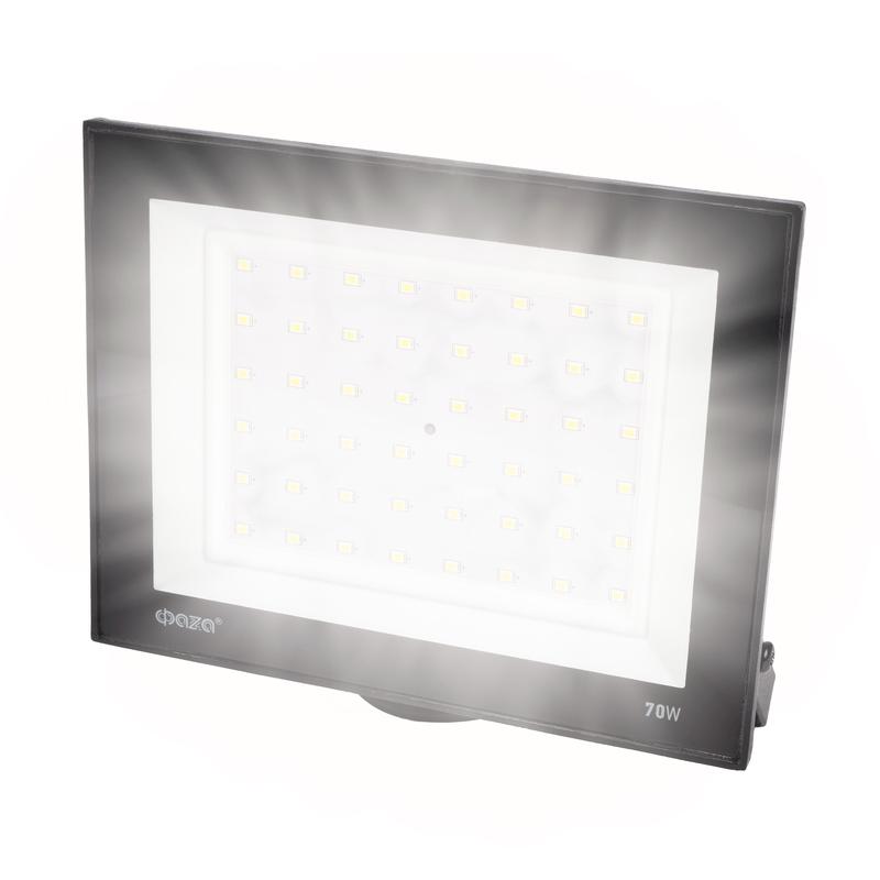  Прожектор светодиодный СДО-20 70Вт 6500К IP65 230В BL ДО прозр. закален. стекло ФАZА 5047327 фото в каталоге от BTSprom.by
