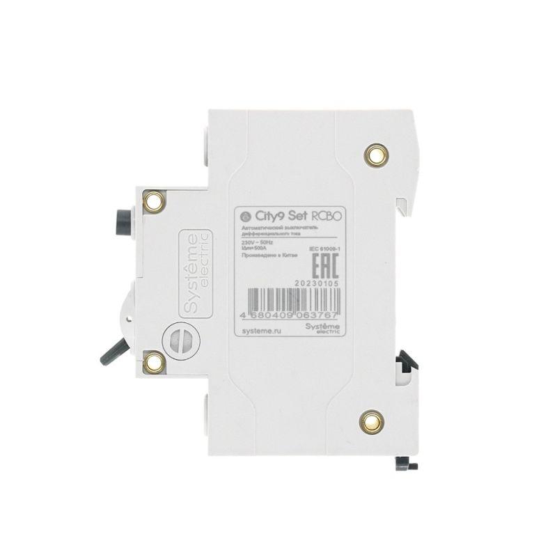  Выключатель автоматический дифференциального тока 2п (1P+N) C 20А 10мА тип A 4.5кА City9 Set 230В SE C9D51620 фото в каталоге от BTSprom.by