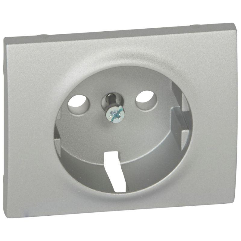 накладка розетки 1-м сп galea life с заземл. алюм. leg 771320 от BTSprom.by