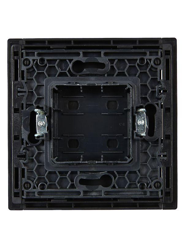  Заглушка с суппортом FORTE&PIANO FP141 черн. IEK FP-PL10-K02 фото в каталоге от BTSprom.by