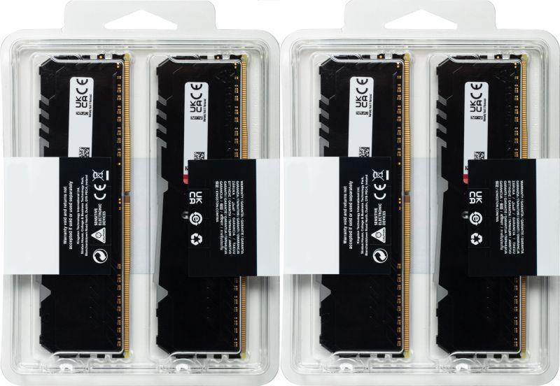 память оперативная kf426c16bb1ak4/64 64gb 2666mhz ddr4 cl16 dimm (kit of 4) 1gx8 fury beast rgb kingston 1000632811 от BTSprom.by