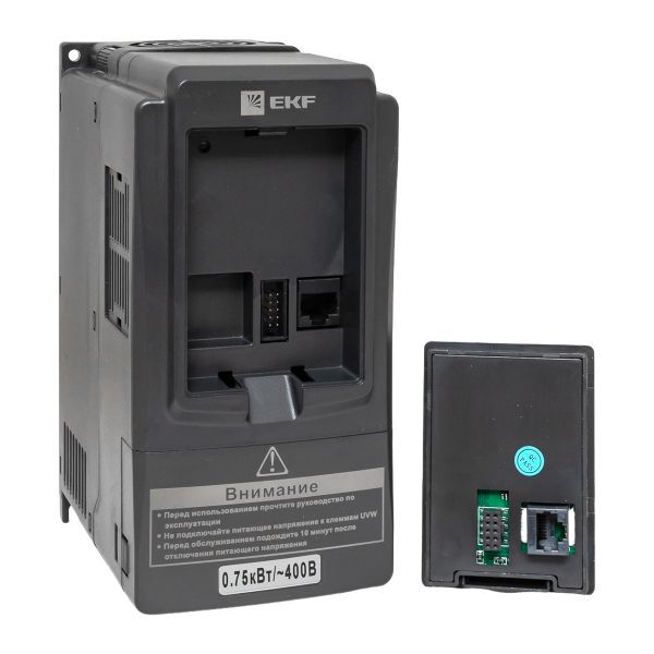  Преобразователь частоты 0.75/1.5кВт 3х400В VECTOR-100 PROxima EKF VT100-0R7-3B фото в каталоге от BTSprom.by