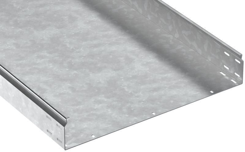 Лоток листовой неперфорир. 100х600 L2500 сталь 2.0мм HDZ ESCA 7 IEK CLN10-100-600-200-D25-HDZ от BTSprom.by