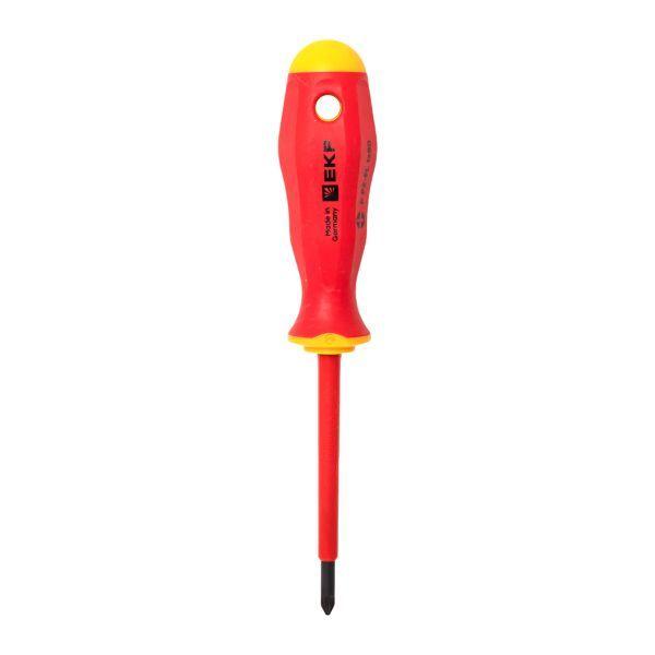 отвертка professional pz-fl1х80мм vde 1000в ekf pz-fl-1-80-pro-in от BTSprom.by