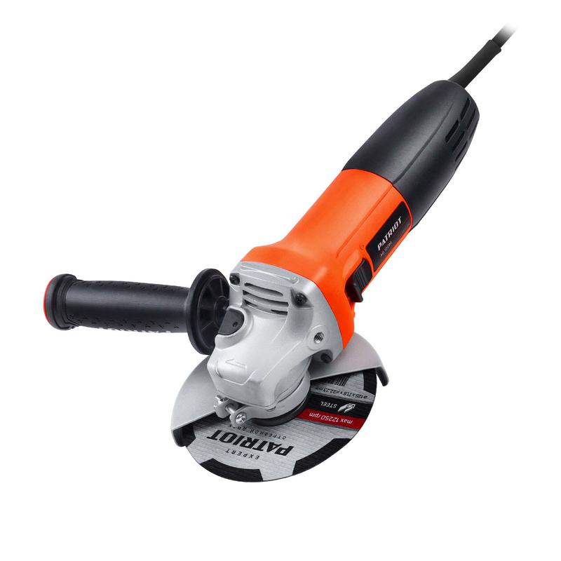 Машина шлифовальная угловая УШМ AG 120M 720Вт Диск 125мм тонкий корпус пылезащ. PATRIOT 110301206 фото в каталоге от BTSprom.by  Машина шлифовальная угловая УШМ AG 120M 720Вт Диск 125мм тонкий корпус пылезащ. PATRIOT 110301206 фото в каталоге от BTSprom.by