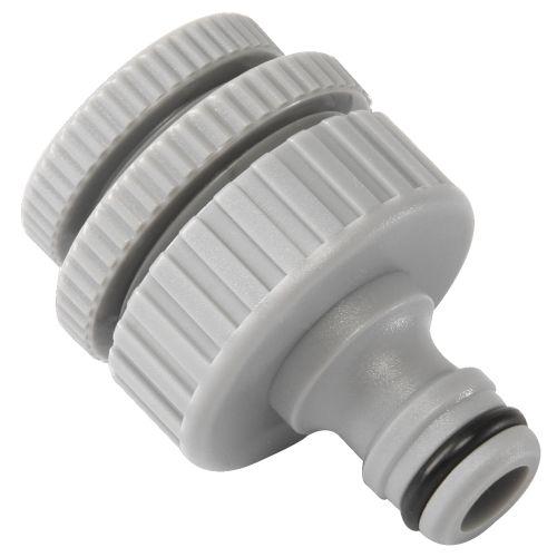 штуцер резьбовой с переходниками 12мм-19мм-25мм (1/2-3/4-1) внутр. резьба. пластик (50/200) green apple б0003115 от BTSprom.by