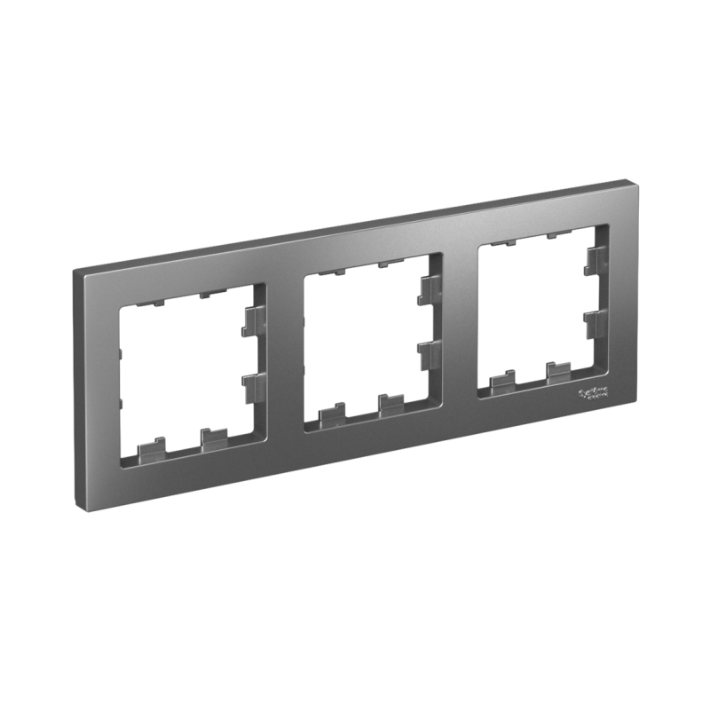 рамка 3-м atlasdesign универс. сталь se atn000903 от BTSprom.by