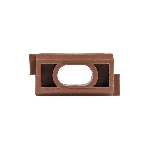  Держатель для труб (клипса) d20мм темн. дерево (уп.10шт) Plast EKF derj-z-20d фото в каталоге от BTSprom.by