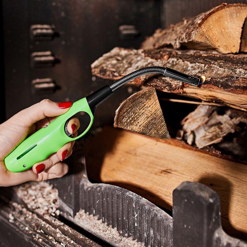  Пьезозажигалка газовая СК-302W бытовая с классическим пламенем многоразовая с гибким стержнем зел. СОКОЛ 61-0965 фото в каталоге от BTSprom.by