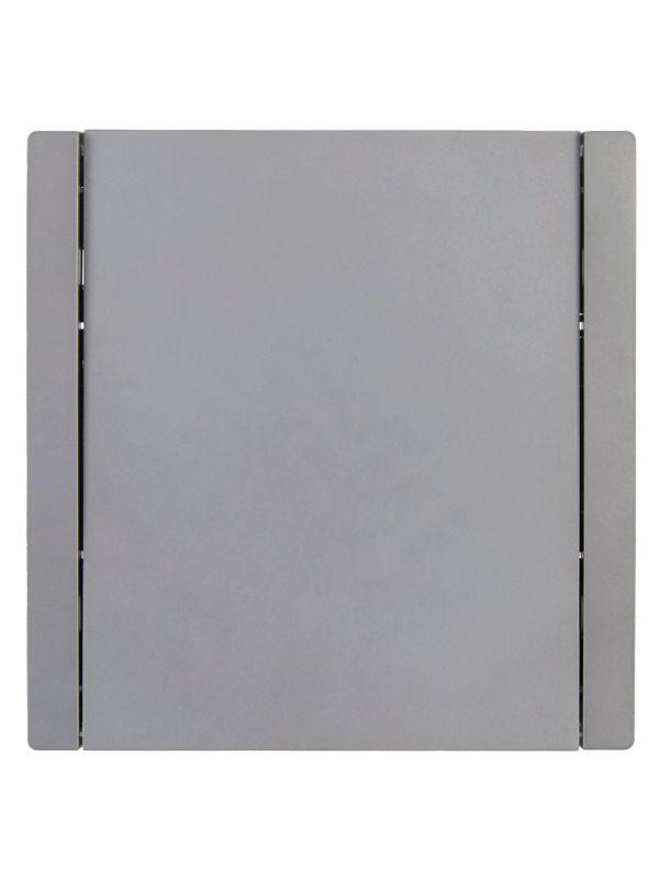  Выключатель 1-кл. СП FORTE&PIANO 10А FP501 сталь IEK FP-V10-0-10-1-K46 фото в каталоге от BTSprom.by