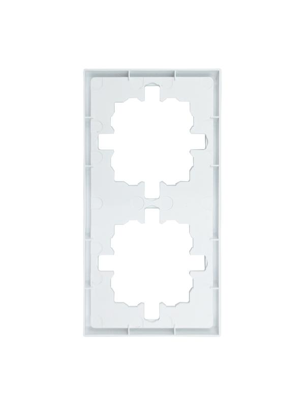  Рамка 2-мест. горизонт. ZIMA бел. LEZARD 704-0200-147 фото в каталоге от BTSprom.by