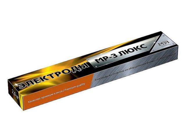 электроды мр-3 ф 4,0мм уп. 2,5 кг люкс (мэз/аркус) 4627150030594 от BTSprom.by