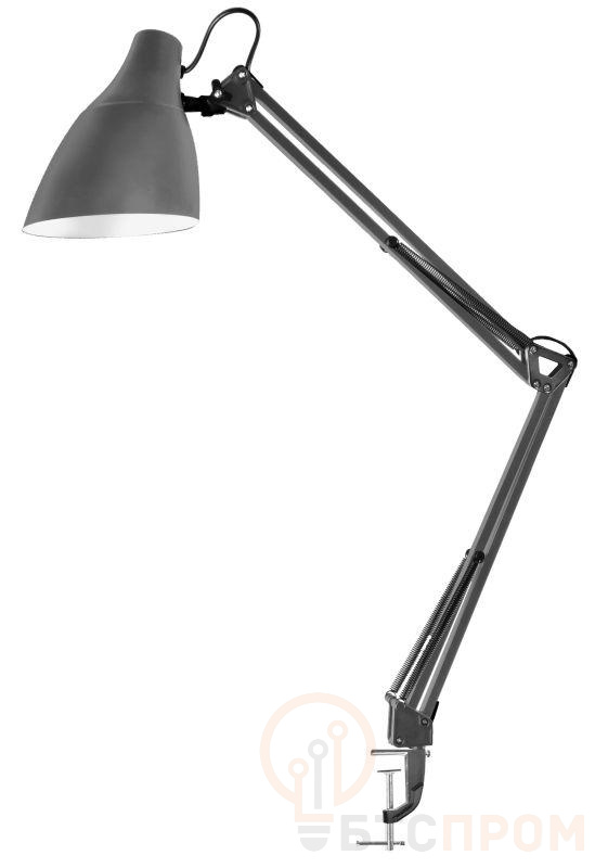 Светильник KD-335 C09 настольный с метал. струбциной 230В 40Вт E27 светло-сер. Camelion 13881 фото в каталоге от BTSprom.by  Светильник KD-335 C09 настольный с метал. струбциной 230В 40Вт E27 светло-сер. Camelion 13881 фото в каталоге от BTSprom.by