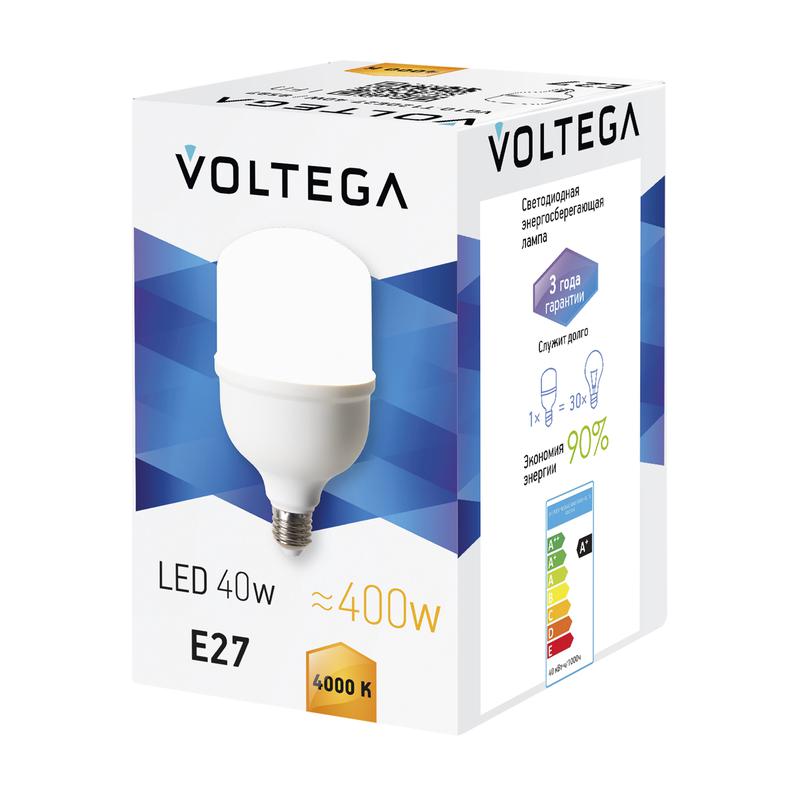 Лампа светодиодная T100 40Вт 4000К E27 IP20 Voltega 8587 фото в каталоге от BTSprom.by