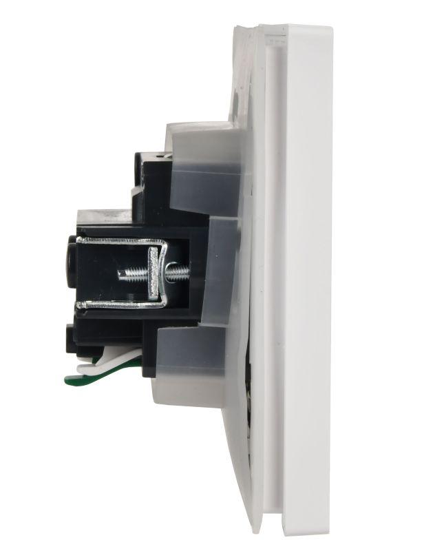  Розетка СП FORTE&PIANO16А IP44 FP219 с заземл. защ. шторки с крышкой безвинт. крепл. бел. IEK FP-R16-16-1-44-K01 фото в каталоге от BTSprom.by