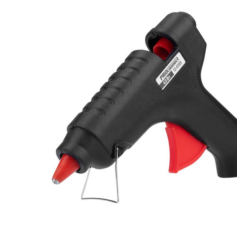  Пистолет клеевой 40Вт большой (блист.) PROCONNECT 12-0103 фото в каталоге от BTSprom.by