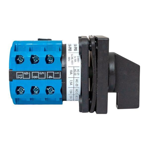  Переключатель кулачковый ПК-1-102 2п 10А "0-1-2-3" IP65 EKF pk-1-102-10-65 фото в каталоге от BTSprom.by