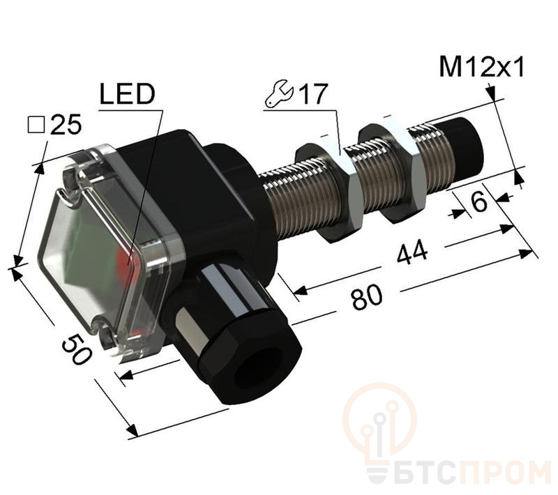 Выключатель бесконтактный PS2-12M80-10N21-B МЕГА-К A8010-02838209 фото в каталоге от BTSprom.by  Выключатель бесконтактный PS2-12M80-10N21-B МЕГА-К A8010-02838209 фото в каталоге от BTSprom.by