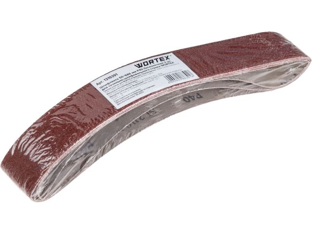 шлифлента 50х685 мм p40 бесконечная 3шт. для станка wortex (подходит к wortex bg 1535 l) 1319391 от BTSprom.by