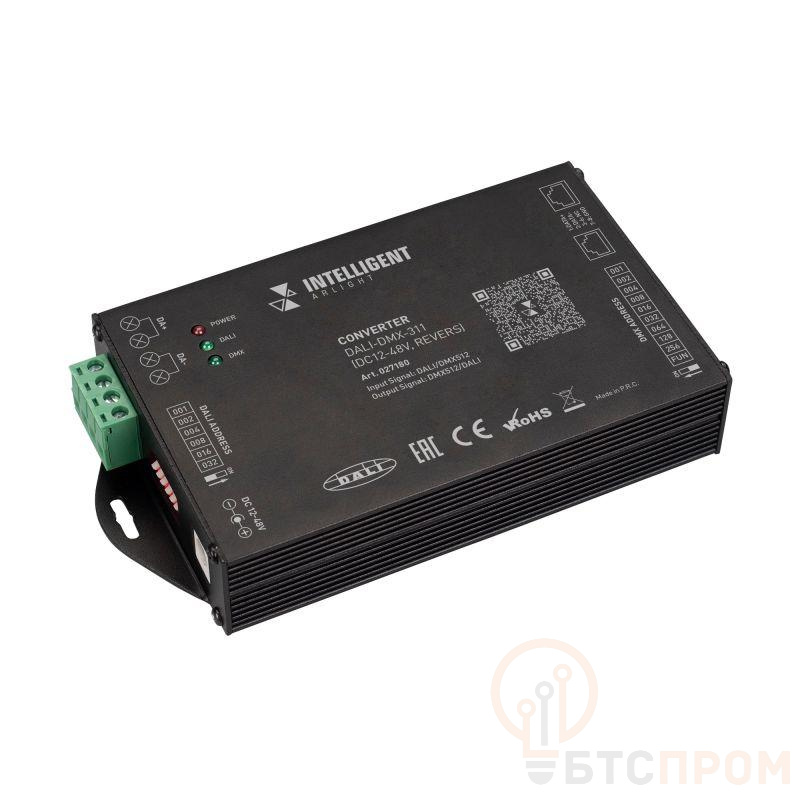 Конвертер DALI-DMX-311(DC12-48V REVERS) INTELLIGENT ARLIGHT 027180 фото в каталоге от BTSprom.by  Конвертер DALI-DMX-311(DC12-48V REVERS) INTELLIGENT ARLIGHT 027180 фото в каталоге от BTSprom.by