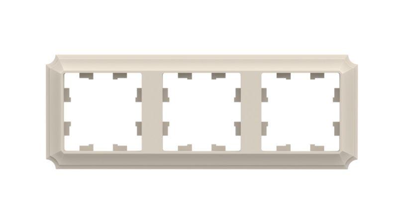 рамка 3-м atlasdesign antique универс. беж. se atn100203 от BTSprom.by