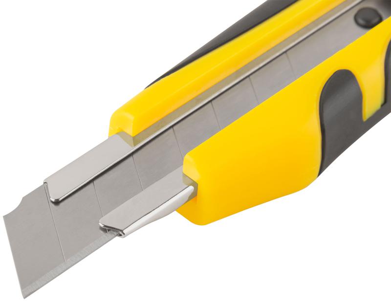  Нож технический 18мм усиленный прорезиненный FIT 10252 фото в каталоге от BTSprom.by