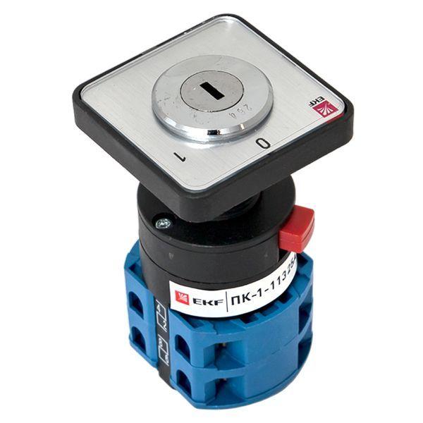  Переключатель кулачковый ПК-1-113 3п 25А "0-1" с ключом EKF pk-1-113-25 фото в каталоге от BTSprom.by