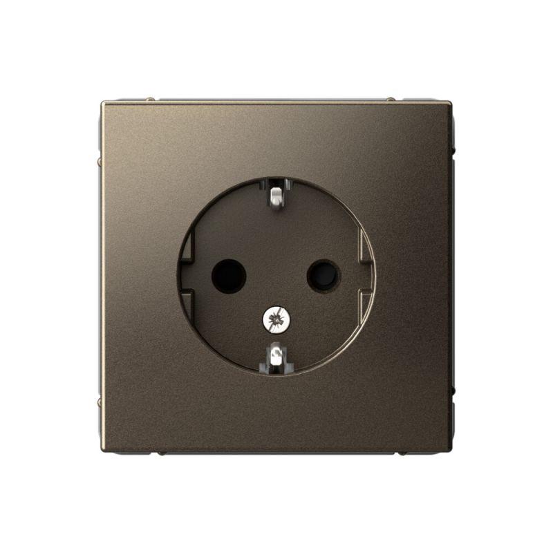 розетка artgallery 16а с заземл. защ. шторки механизм мокко se gal000645 от BTSprom.by