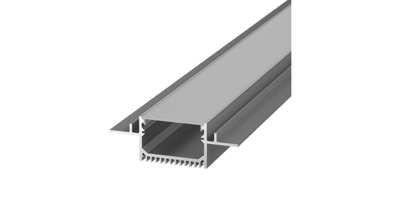 профиль алюминиевый встраив. в гипсокартон lg49-r алюм. поликарбонат designled 00-00010362 от BTSprom.by
