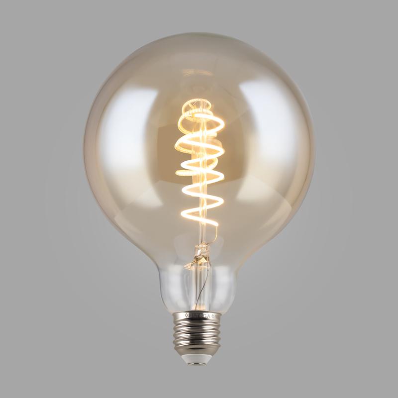 Лампа светодиодная филаментная Loft 271 G125 4Вт 2700К E27 Voltega 8518 фото в каталоге от BTSprom.by