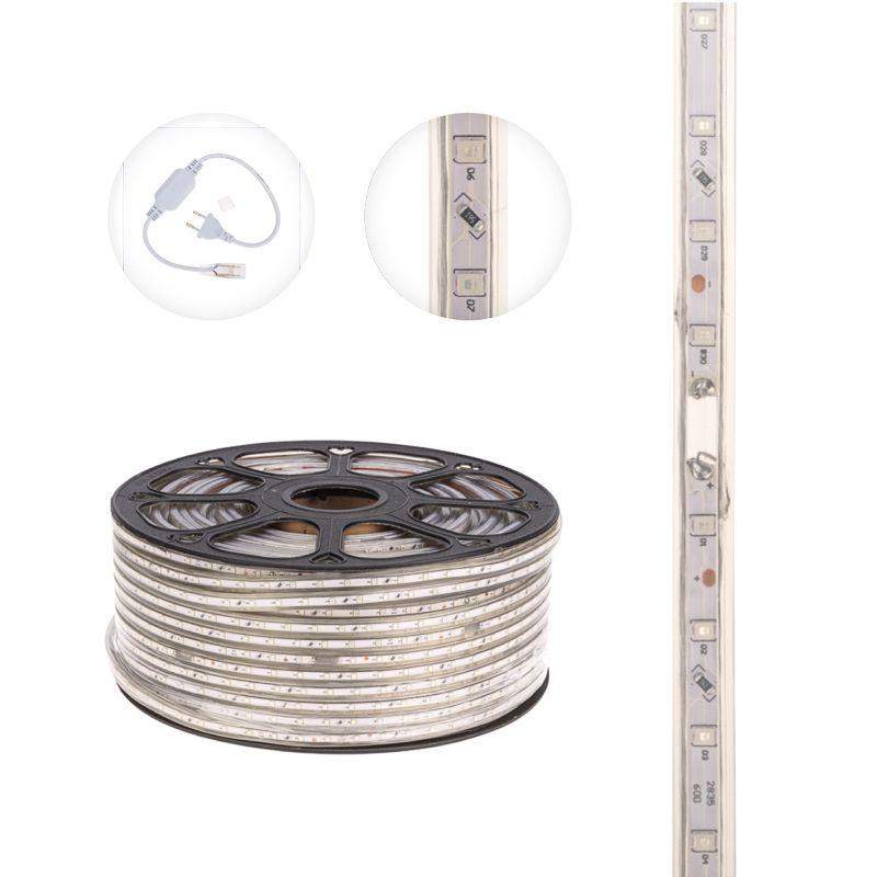 лента светодиодная smd3528 10х7мм 60led/м 14.4вт/м 220в ip67 красн. (уп.100м) neon-night 142-601 от BTSprom.by