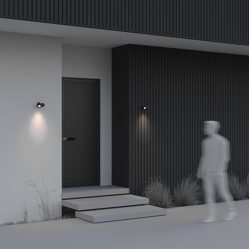  Светильник Wall Street 1х50Вт GU10 IP54 бра настен. Maytoni O010WL-01B фото в каталоге от BTSprom.by