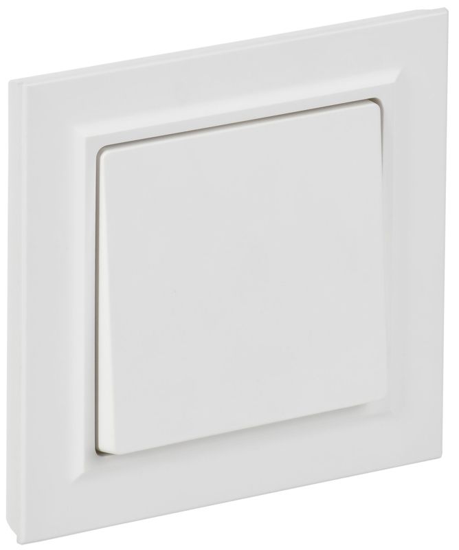 выключатель 1-кл. сп brite вср10-1-0-браб 10а в сборе арктич. бел. iek br-v10-0-10-k91-f от BTSprom.by