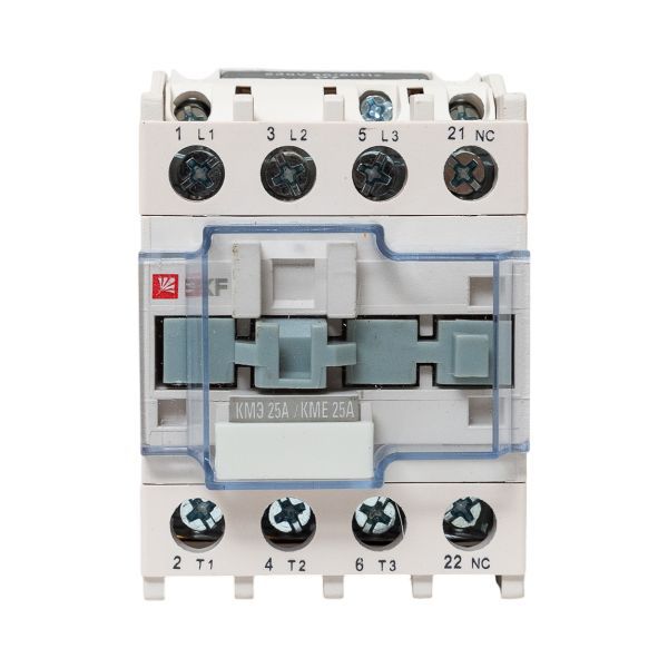  Контактор КМЭ 25А кат. 220В AC 1НЗ EKF ctr-s-25-220-nc фото в каталоге от BTSprom.by