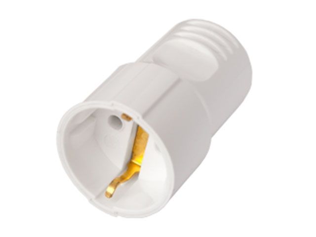 розетка 1-ая переносная (с/з, 16а, 250в) белая, bylectrica р16-380 от BTSprom.by