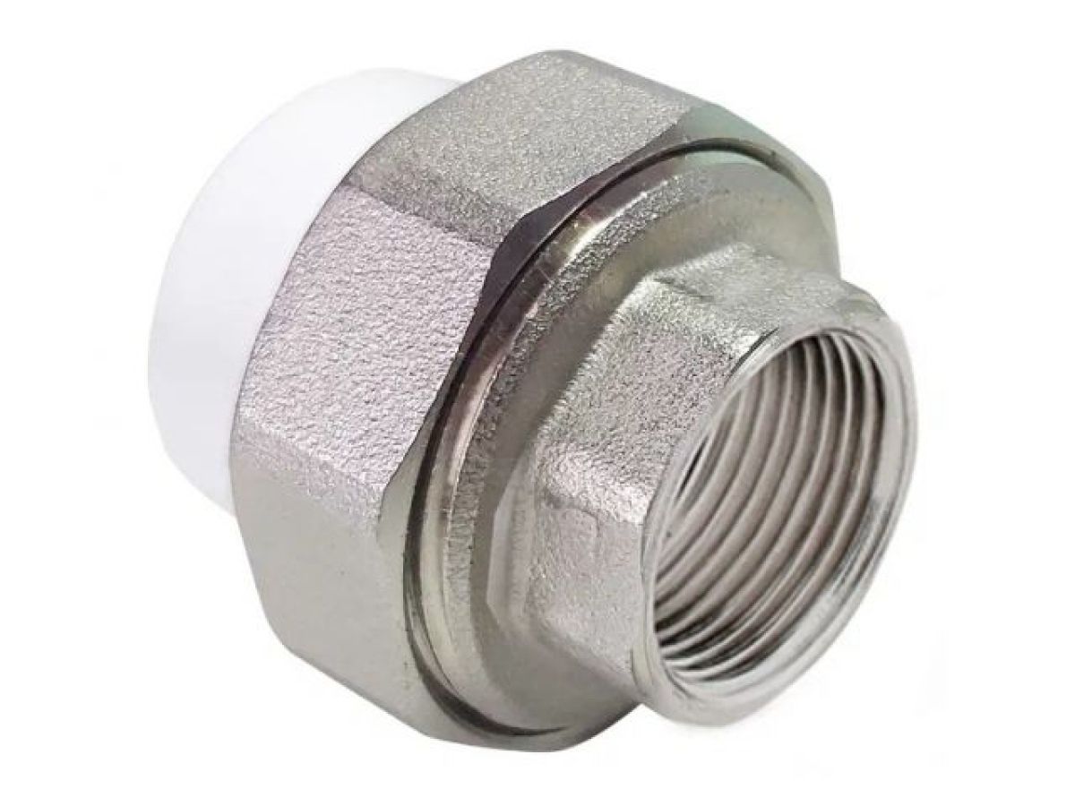 американка пп (усил.) вн. 20х1/2", бел. ртп (соединение разборное усиленное внутренняя резьба полипропиленовое) (ростурпласт) 33591 от BTSprom.by