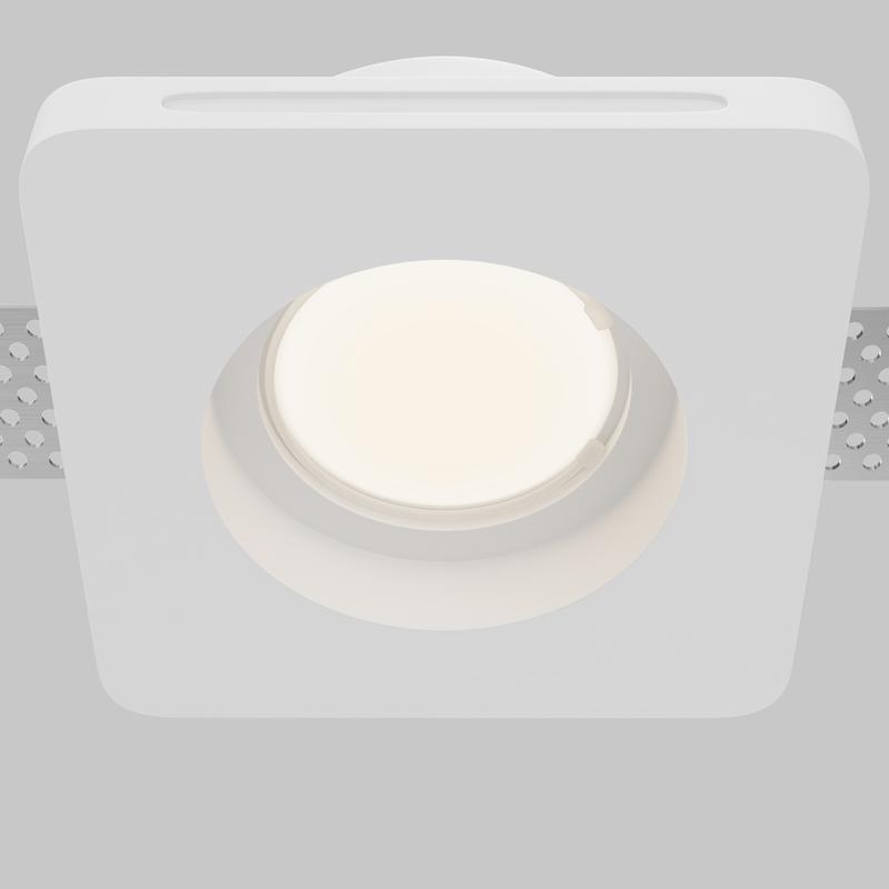  Светильник Gyps Modern 10Вт GU10 IP20 встраив. бел. Maytoni DL002-GU10-01-W фото в каталоге от BTSprom.by