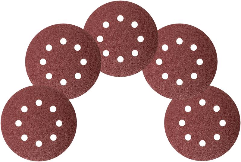  Круг шлифовальный с отверстиями (липучка) алюм./оксид 125мм (уп.5шт) Р 36 FIT 39661 фото в каталоге от BTSprom.by