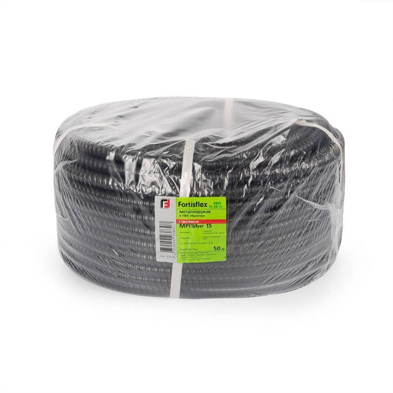  Металлорукав МРПИнг 25 с протяжкой (уп.50м) Fortisflex 65022 фото в каталоге от BTSprom.by