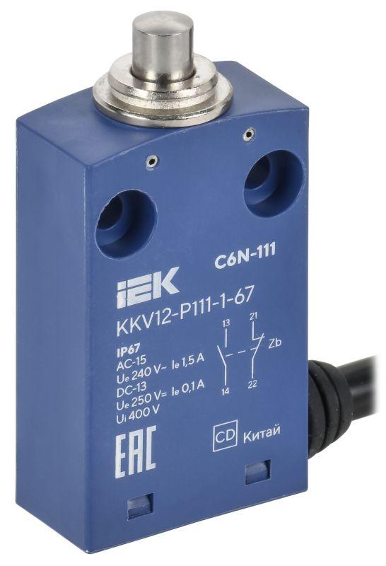 выключатель концевой c6n-111 ip67 толкатель iek kkv12-p111-1-67 от BTSprom.by