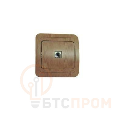 Розетка телефонная СП Mimoza N TF евро стандарт дуб/дуб Makel 24214 фото в каталоге от BTSprom.by  Розетка телефонная СП Mimoza N TF евро стандарт дуб/дуб Makel 24214 фото в каталоге от BTSprom.by