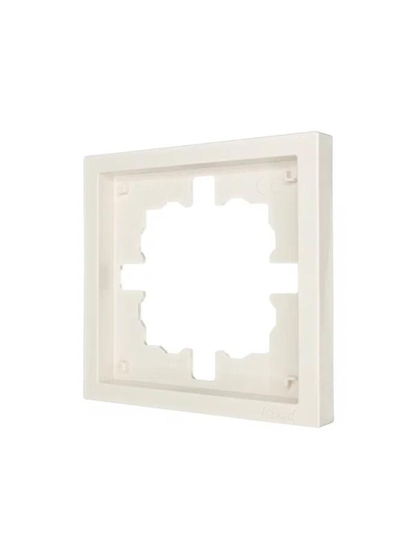  Рамка 1-мест. горизонт. ZIMA слон. кость LEZARD 704-9000-146 фото в каталоге от BTSprom.by