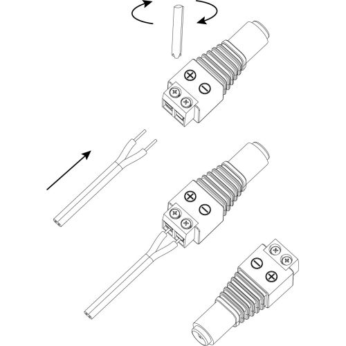  Разъем R-DC04 гнездо DC питания 2. 1х5. 5 с клеммной колодкой ЭРА Б0048311 фото в каталоге от BTSprom.by