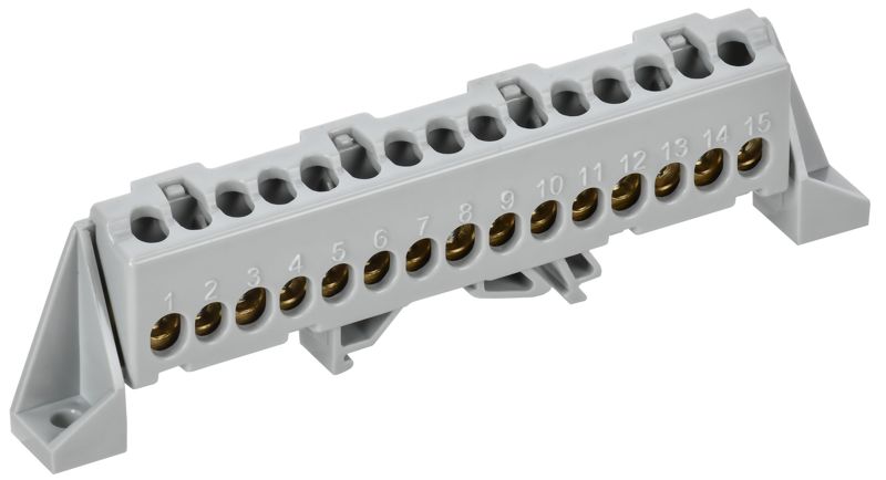 шина l "фаза" в комб. изол. "стойка" 6х9-15-ср tekfor iek tf-nn10-15-dp-k03 от BTSprom.by