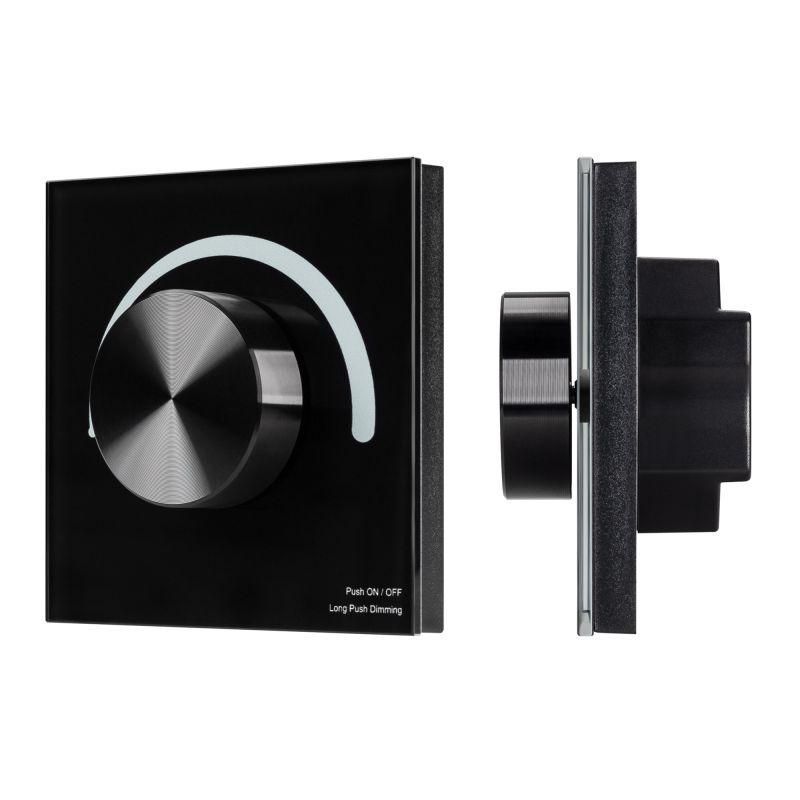 панель smart-p91-dim-g-suf black 230в rotary 2.4g ip20 пластик arlight 028425 от BTSprom.by