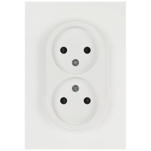 розетка 2-м без заземл. сп 16а ip20 250в arktik бел. матов. эра б0071688 от BTSprom.by