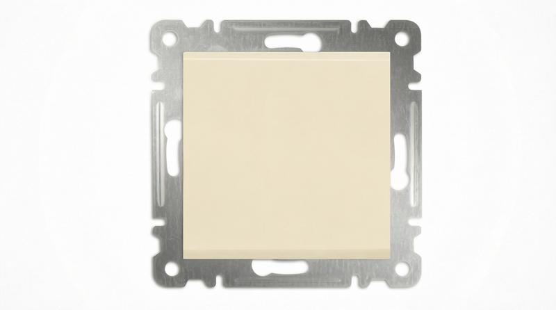 переключатель проходной 1-кл. сп karea 10а ip20 механизм крем. makel 57010005 от BTSprom.by